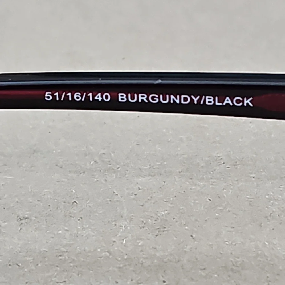 Jubilee J5785 Eyeglasses Frames Burgundy/Black Rectangular Full Rim 51-16-140